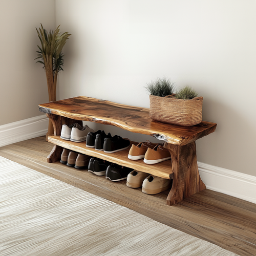 Farmhouse Entryway Bench Livingroom Furniture